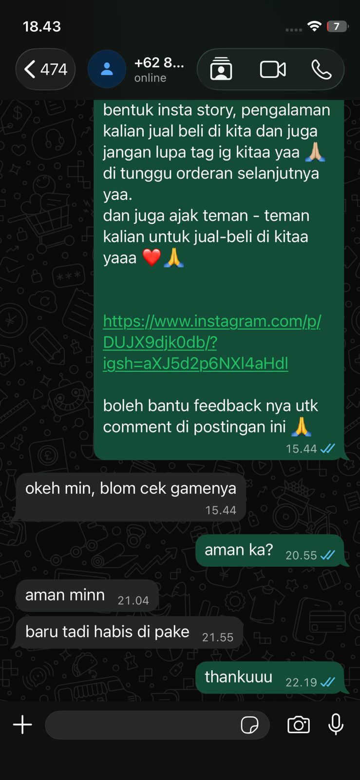 Testimoni 1